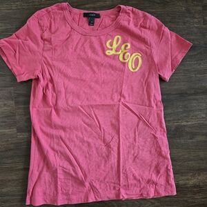 J. Crew Leo Zodiac Graphic Tee S